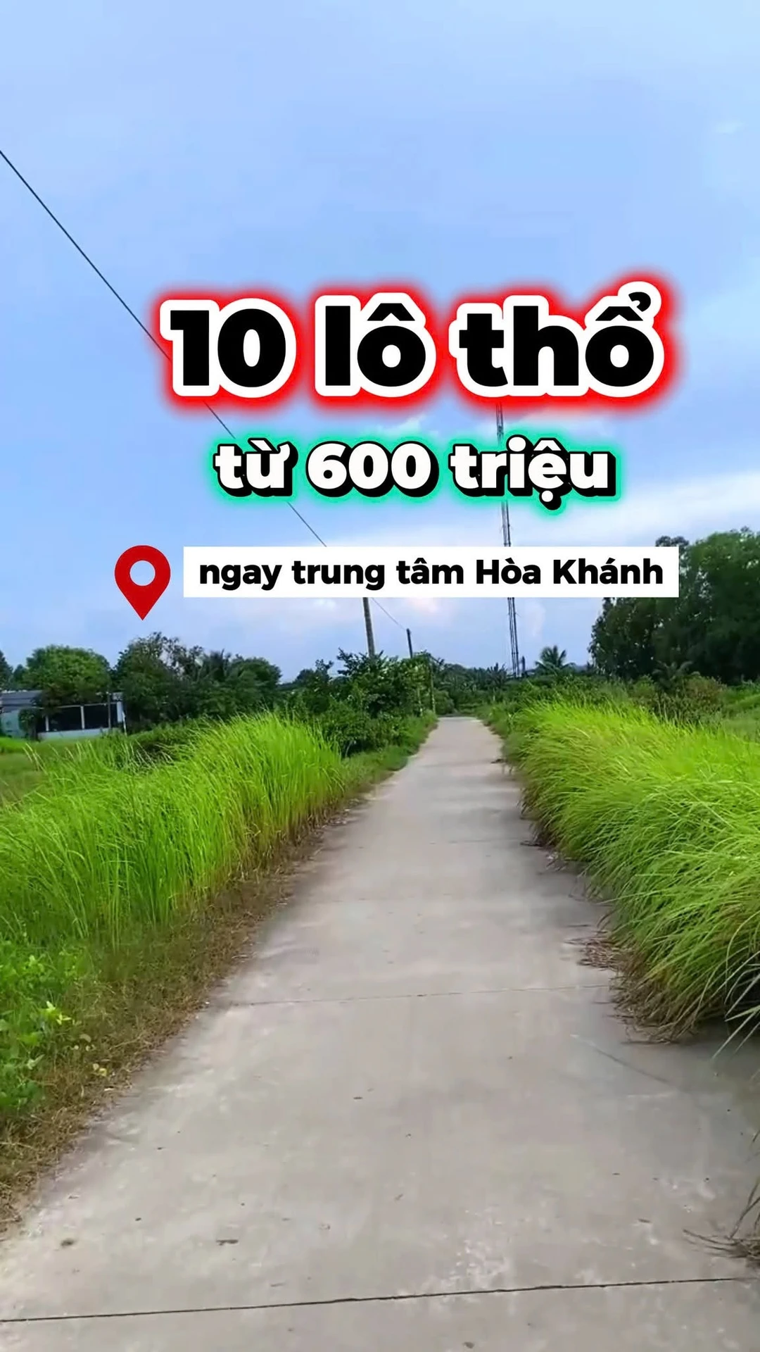 Bán đất xây nhà Hòa Khánh, Nha Trang, 100m² từ 600 triệu - Ảnh 1