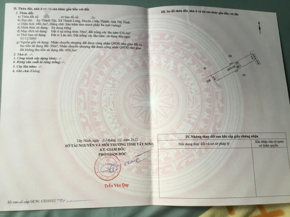 Khách có tin ko. Bán lô đất đẹp vô cùng giá siêu rẻ luôn tại xã Thành Long Châu Thành Tây Ninh - Ảnh thu nhỏ 5