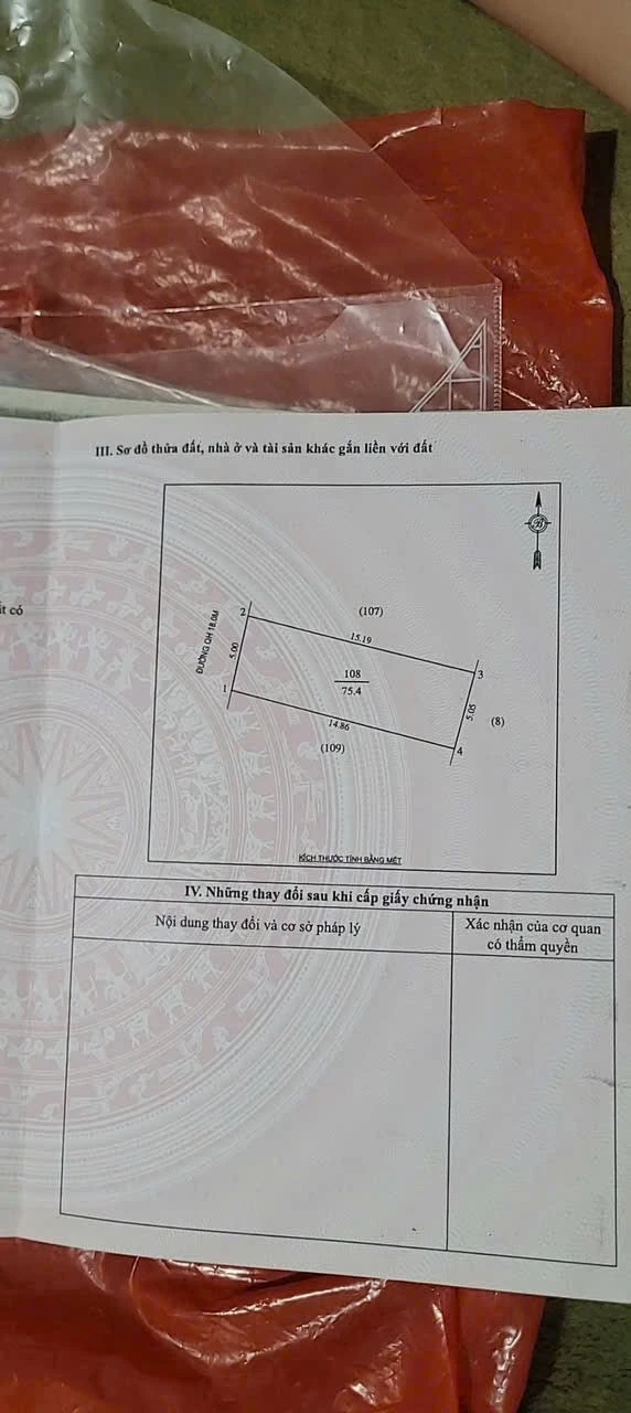 Bán đất Vinh Tân 75.4m² đường 18m, 4 tỷ 300 - Ảnh 1