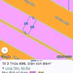 Bán đất mặt tiền Hồ Tùng Mậu 84m² Long Tâm, Bà Rịa - Ảnh thu nhỏ 1
