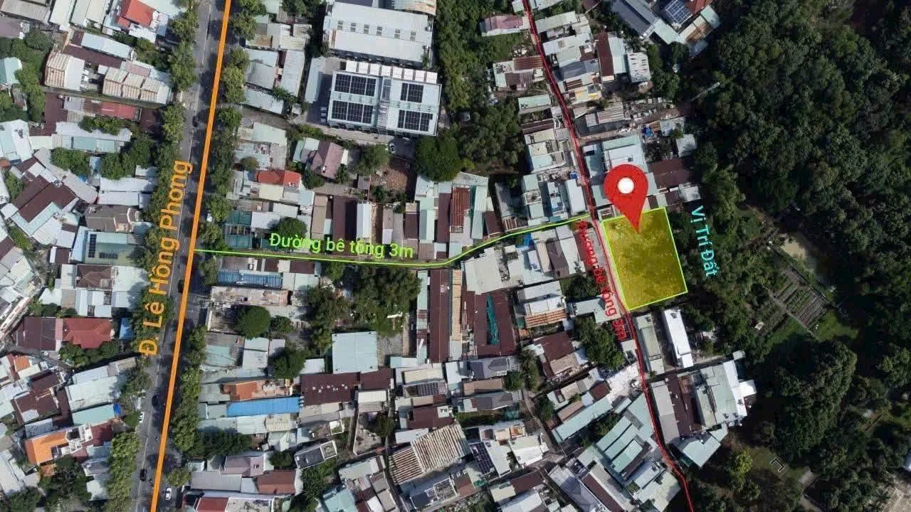 Bán đất 60m² gần ngã tư Lê Hồng Phong, Phú Lợi - Ảnh 1