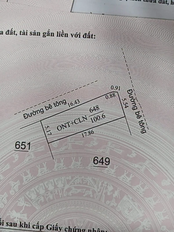 Bán lô góc 2 mặt tiền 100m² Nam Sách, Hải Dương