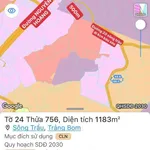 Bán đất mặt tiền Sông Trầu gần KCN Bàu Xéo, 24x50m, 1200m2, 2 tỷ - Ảnh thu nhỏ 1