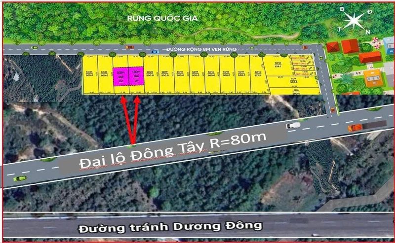 Bán đất view núi 500m² Suối Đá Phú Quốc 2 tỷ