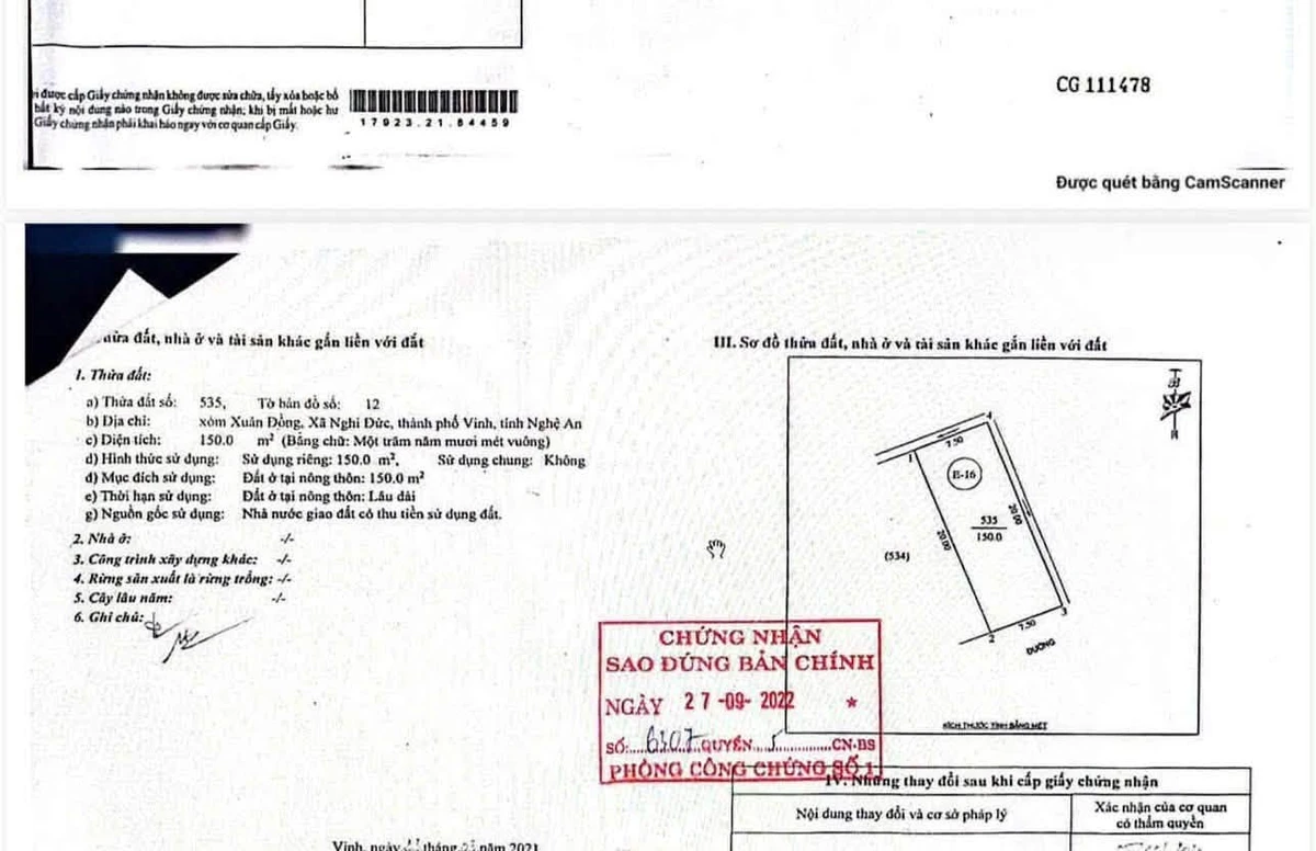Bán đất đấu giá Xuân Đồng 150m² Vinh Phú - Ảnh 1