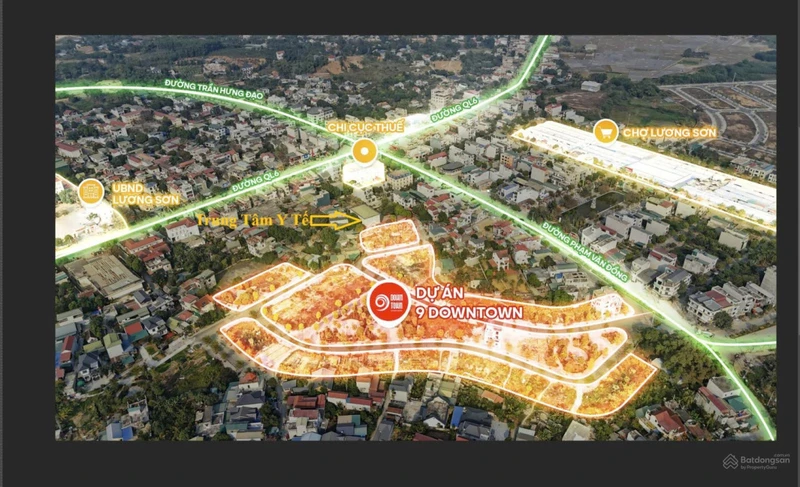 Chỉ 2,904 tỷ lô đất nền trung tâm Lương Sơn sẵn sàng tên sổ, giá ưu đãi đầu tư cực tiềm năng