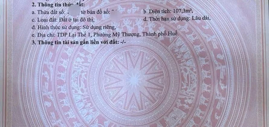 Bán đất mặt tiền 108m² Lại Thế, Huế, 2,8 tỷ - Ảnh thu nhỏ 5