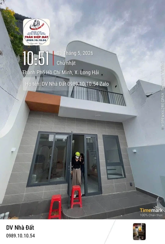 Bán nhà 1 trệt 1 lầu 80m² gần biển Xã Long Hải Vũng Tàu 2.85 tỷ
