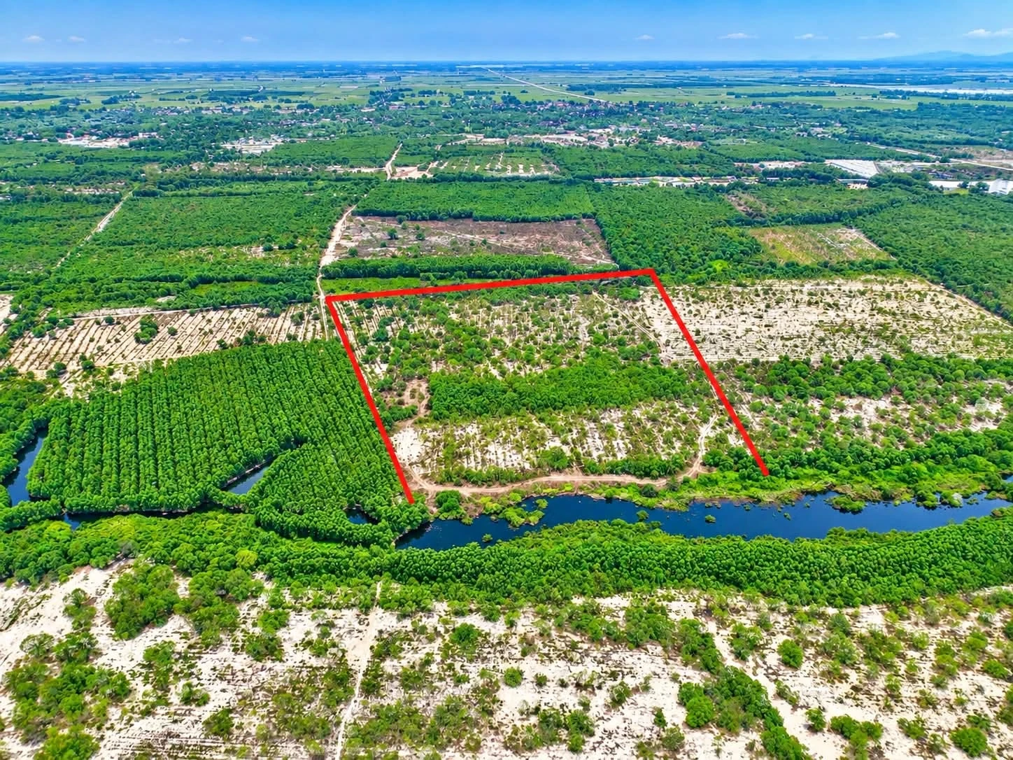 Bán đất 5,36ha Phong Điền Huế, 1,5 tỷ, view hồ - Ảnh 1