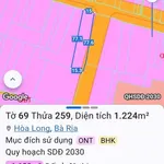 Bán lô đất sào mặt tiền đường 16 Hòa Long, Bà Rịa, 1225m2, giá 5 tỷ - Ảnh thu nhỏ 4