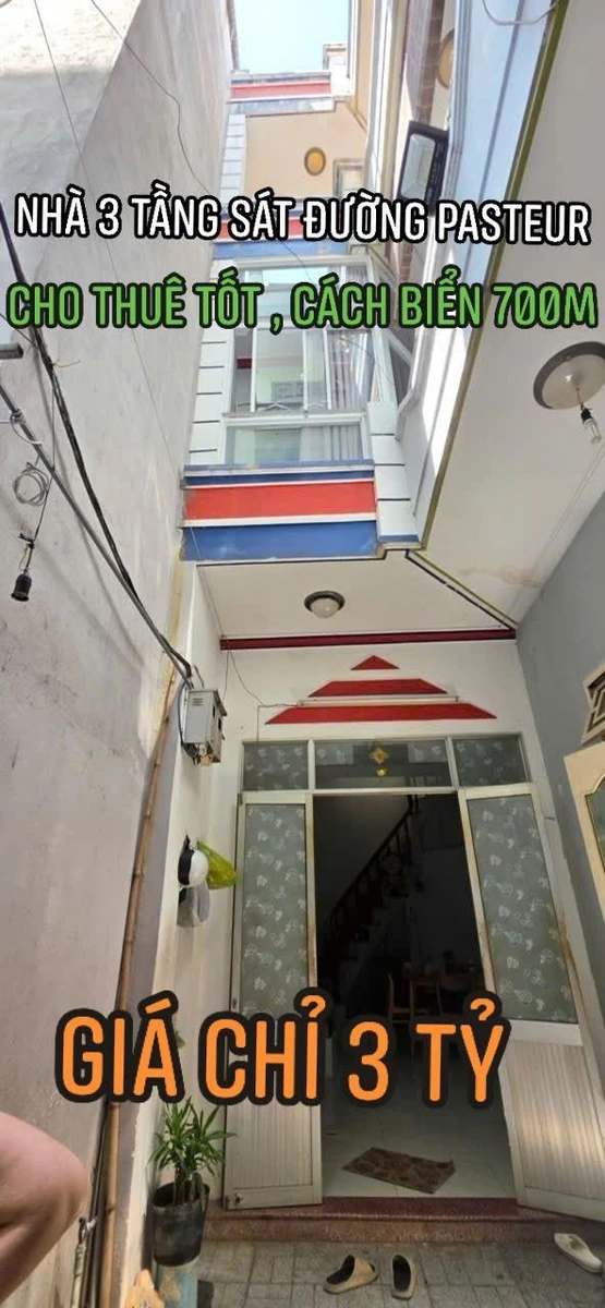 Bán nhà Pasteur 58,7m² 3 tỷ Nha Trang - Ảnh 1