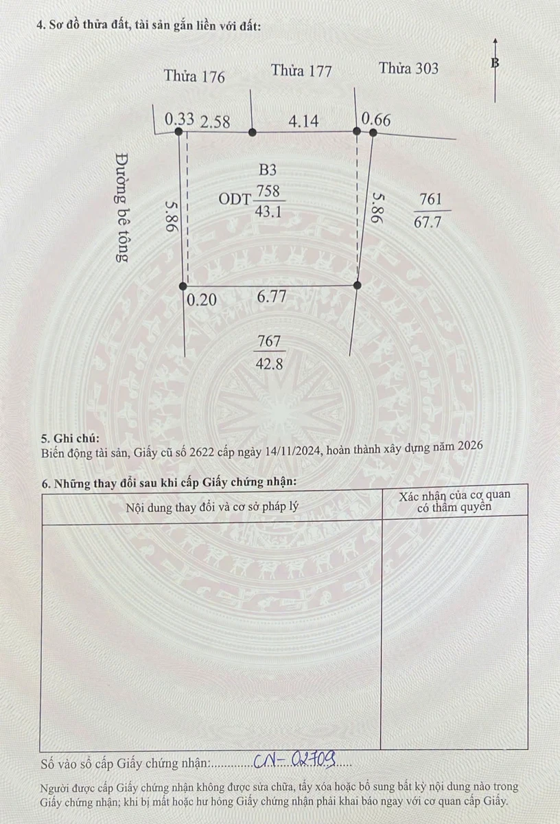 Bán nhà 3 tầng mặt tiền 43m² Tân Kim, Hải Phòng - Ảnh 1