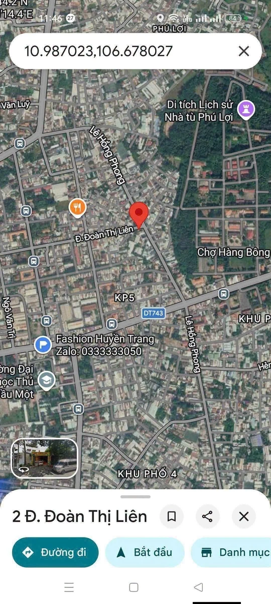Bán đất mặt tiền 105m² 5 tỷ 450 Thủ Dầu Một - Ảnh thu nhỏ 5