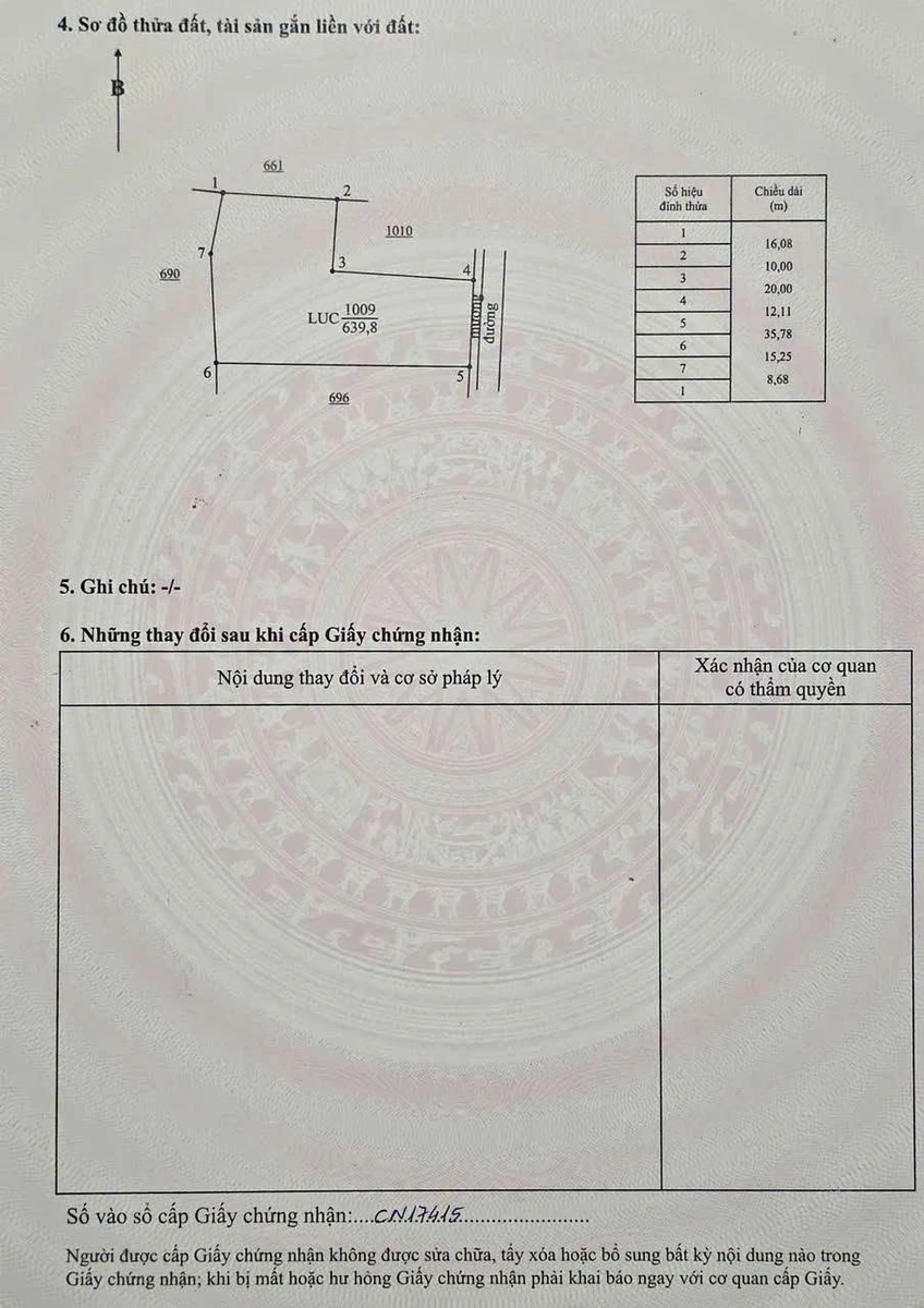 Bán đất 840m2 thôn 1 Hàm Đức 450 triệu - Ảnh thu nhỏ 2