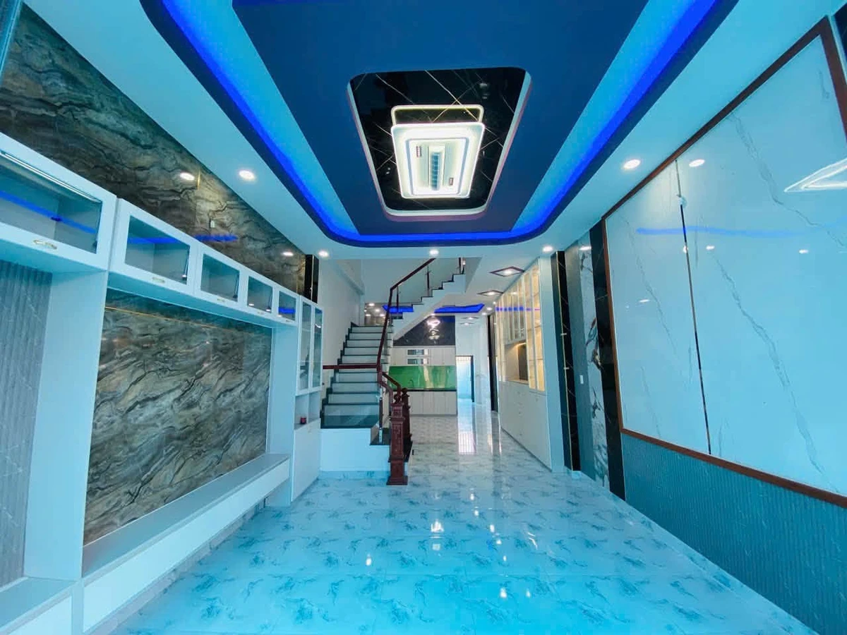 Bán nhà mặt tiền đường nhựa Thanh Ba, Mỹ Lộc, Cần Giuộc, Long An, 4,2x26m, 2 tỷ 400 triệu/căn - Ảnh thu nhỏ 2