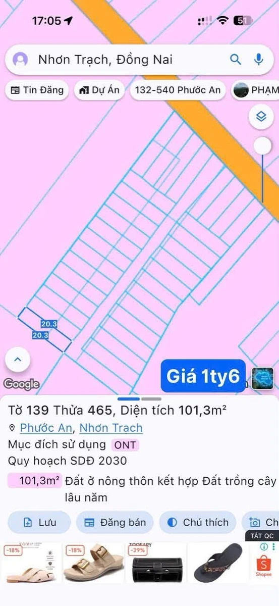 Bán đất Vĩnh Thanh, 94-101m2, 1 tỷ 530 triệu - Ảnh thu nhỏ 4
