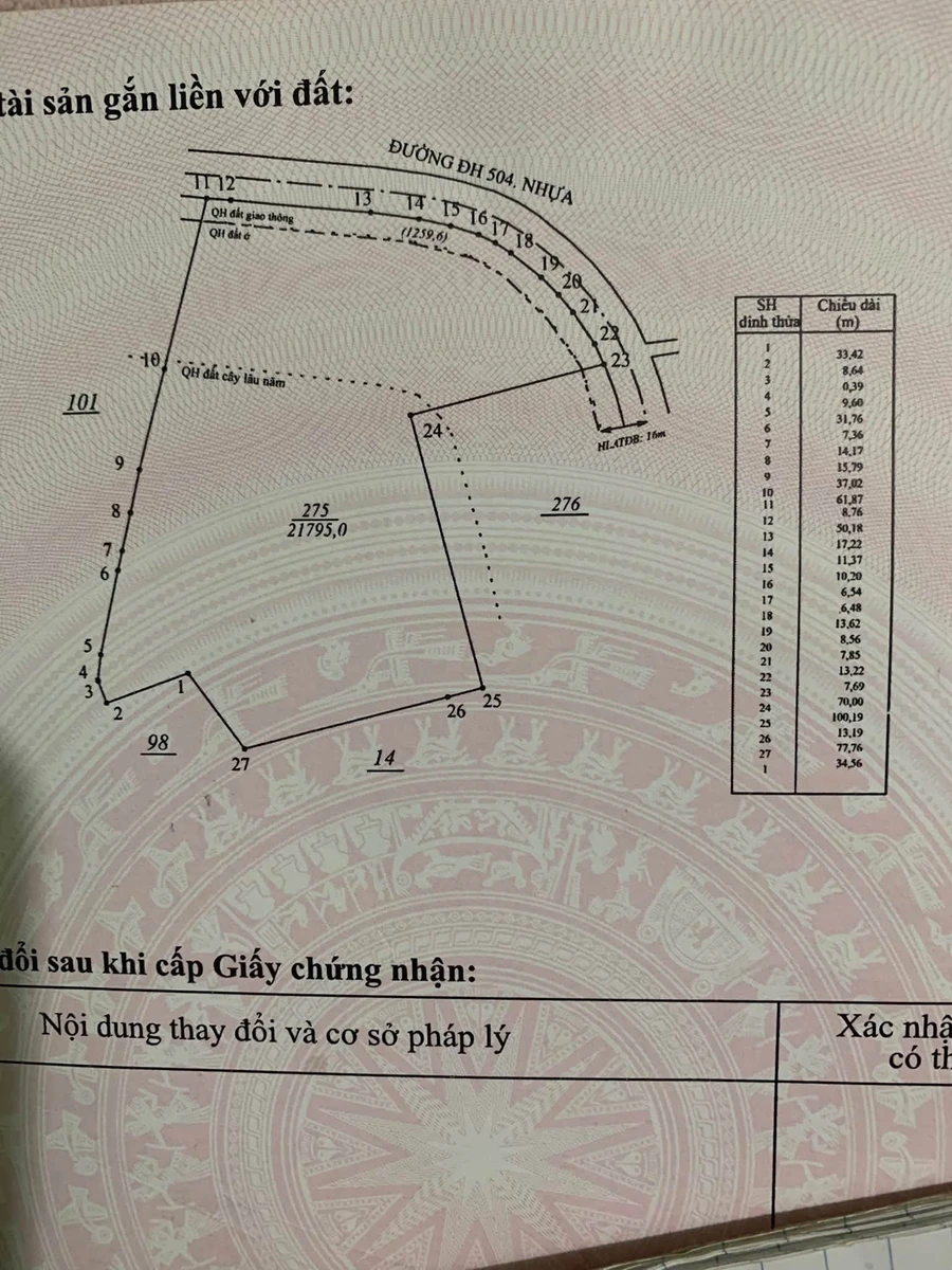 Bán đất 27.095m² Xã Phước Thành với sổ riêng - Ảnh thu nhỏ 3
