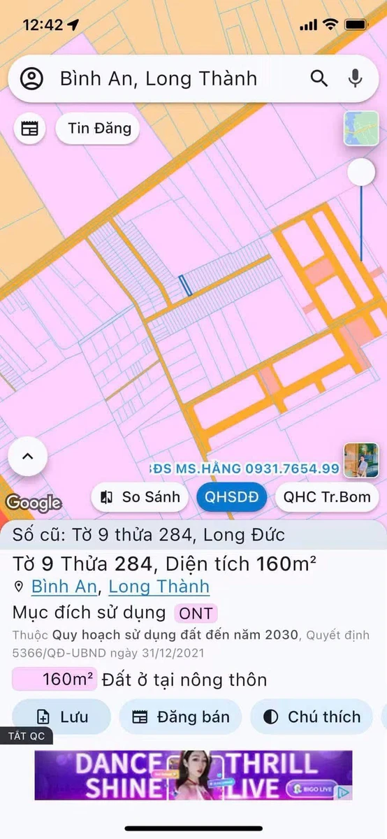 Bán đất 160m2 thổ cư Long Thành 970 triệu - Ảnh 1