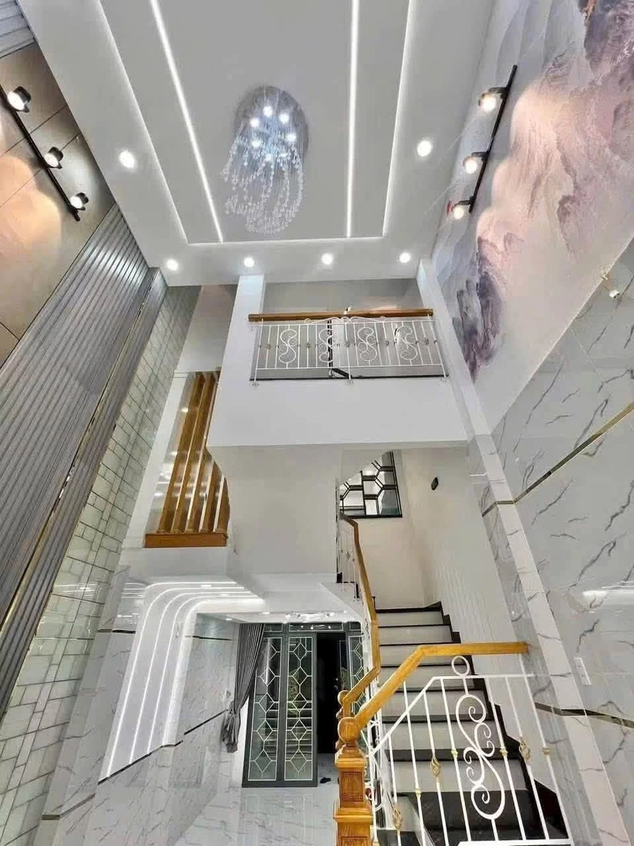 Bán nhà hẻm ô tô đường Mã Lò, Bình Tân, 4x14m, 1 trệt lửng 3 lầu, giá 6,2 tỷ - Ảnh thu nhỏ 2