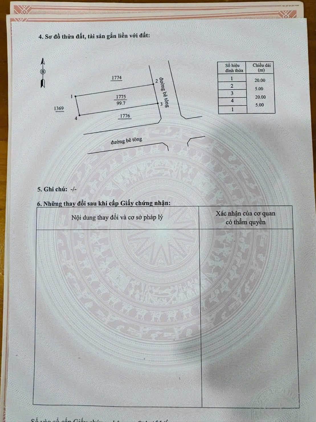 Bán lô đất 100m2 thổ cư Phong Nẫm, Phan Thiết - Ảnh thu nhỏ 4