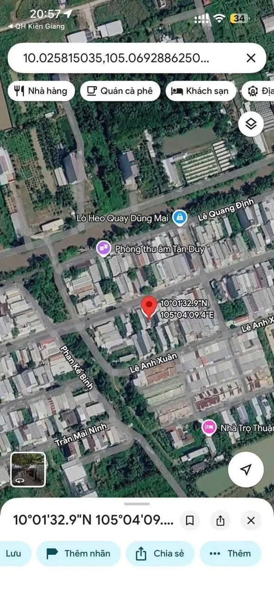 Bán đất mặt tiền Rạch Giá 108m² giá 1 tỷ 620 - Ảnh thu nhỏ 2