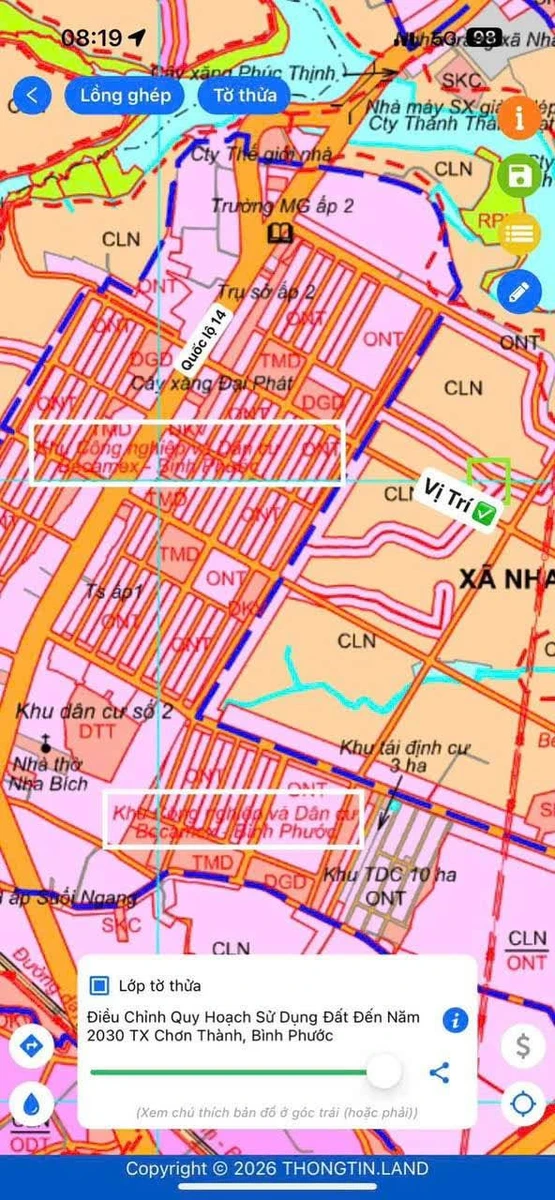 Bán đất mặt tiền đường số 13 200m² 350 triệu Nhà Bích - Ảnh thu nhỏ 3