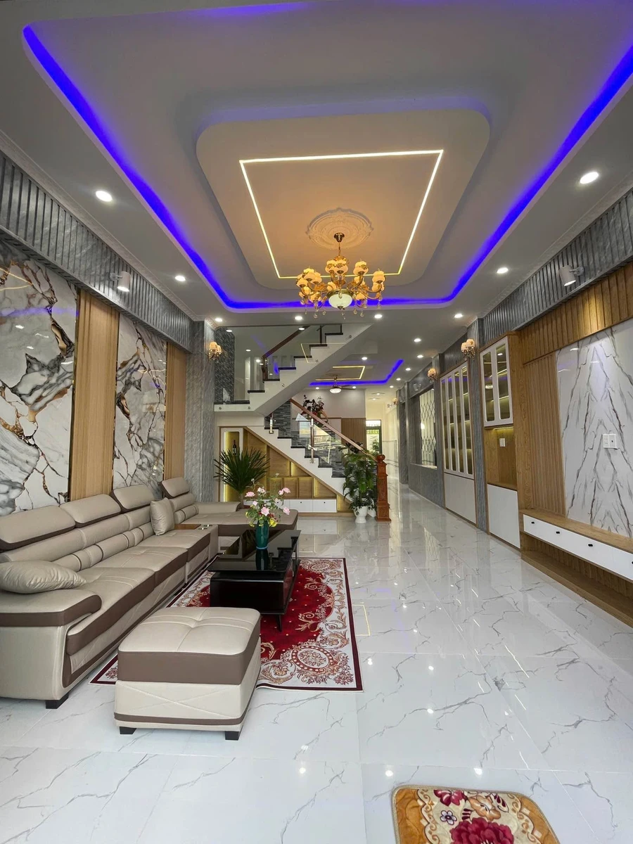 Bán nhà mặt tiền kinh doanh 140m² Bình Chánh 3 tỷ 499 triệu - Ảnh thu nhỏ 4