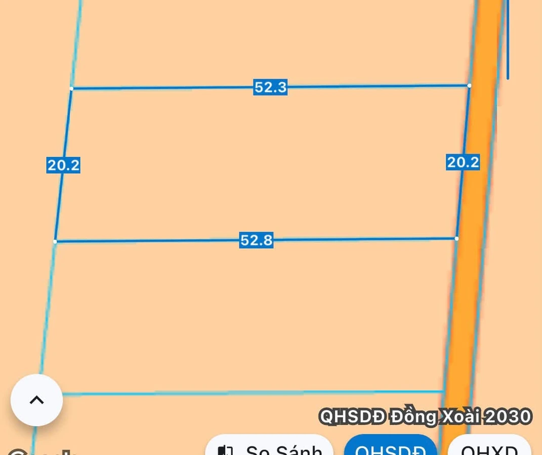 Bán đất Tân Thành, Đồng Xoài, Bình Phước 1040m² giá 2 tỷ - Ảnh thu nhỏ 2
