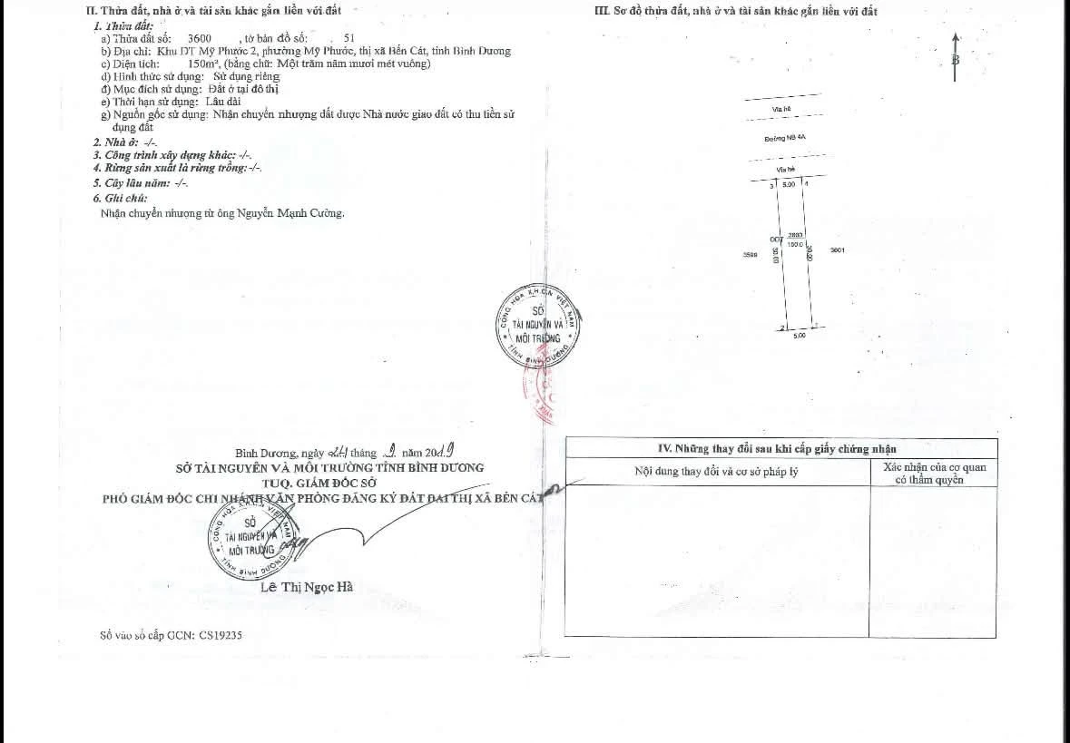 Bán lô đất 150m2 Mỹ Phước 2, Bến Cát, Bình Dương - Ảnh thu nhỏ 2