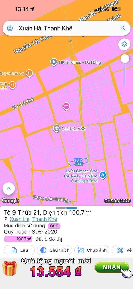 Bán lô đất kiệt Hà Khê Thanh Khê 89m² 3 tỷ gần biển - Ảnh thu nhỏ 3
