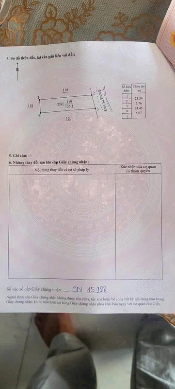 Bán 135m đất thổ cư Xã Hàm Chính Bình Thuận 390 triệu