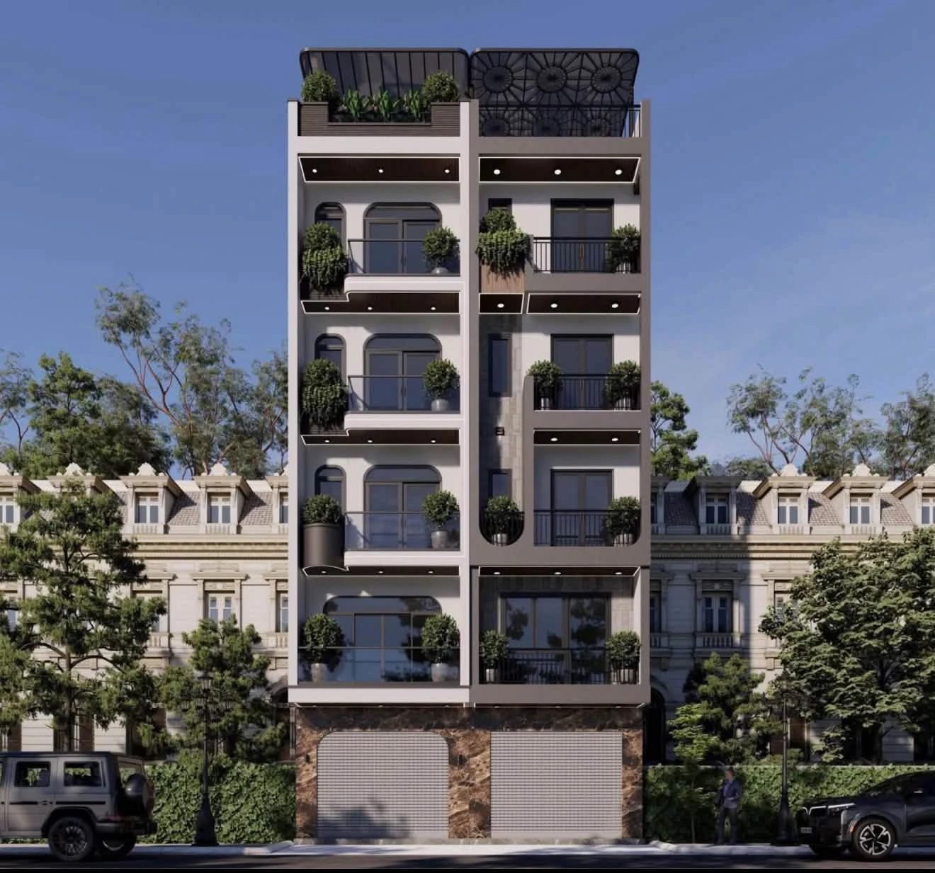 Bán nhà phố 87m² 5 tầng mới Văn Cao 13,5 tỷ - Ảnh 1