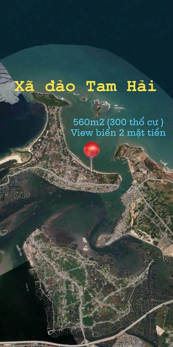 Bán đất view biển Đảo Ngọc Bàn Than 560m2 giá 3 tỷ - Ảnh thu nhỏ 3