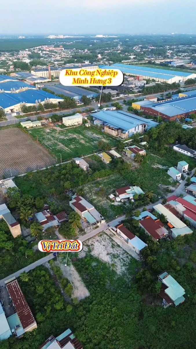 Đất Bán Gần KCN Minh Hưng 3 - 50m2 Thổ Cư - Ảnh thu nhỏ 2