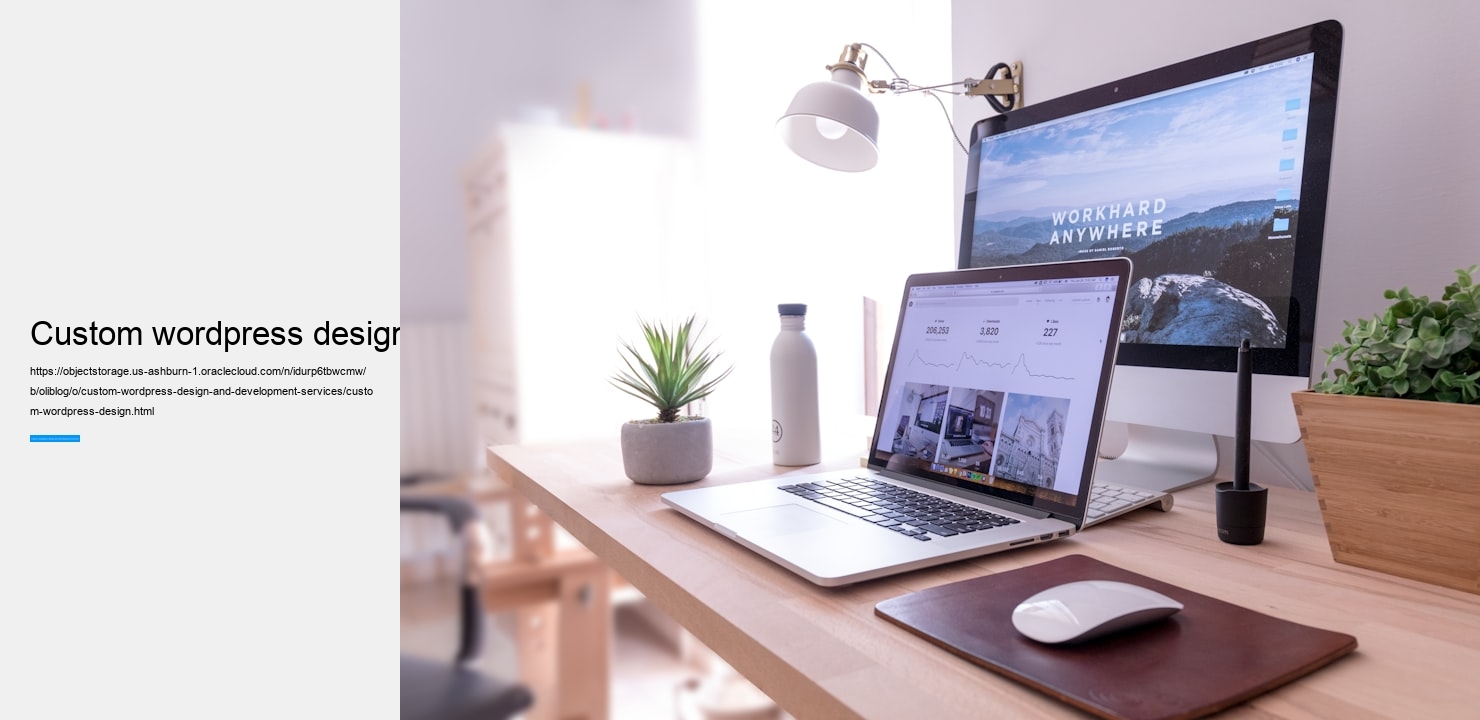 custom wordpress design