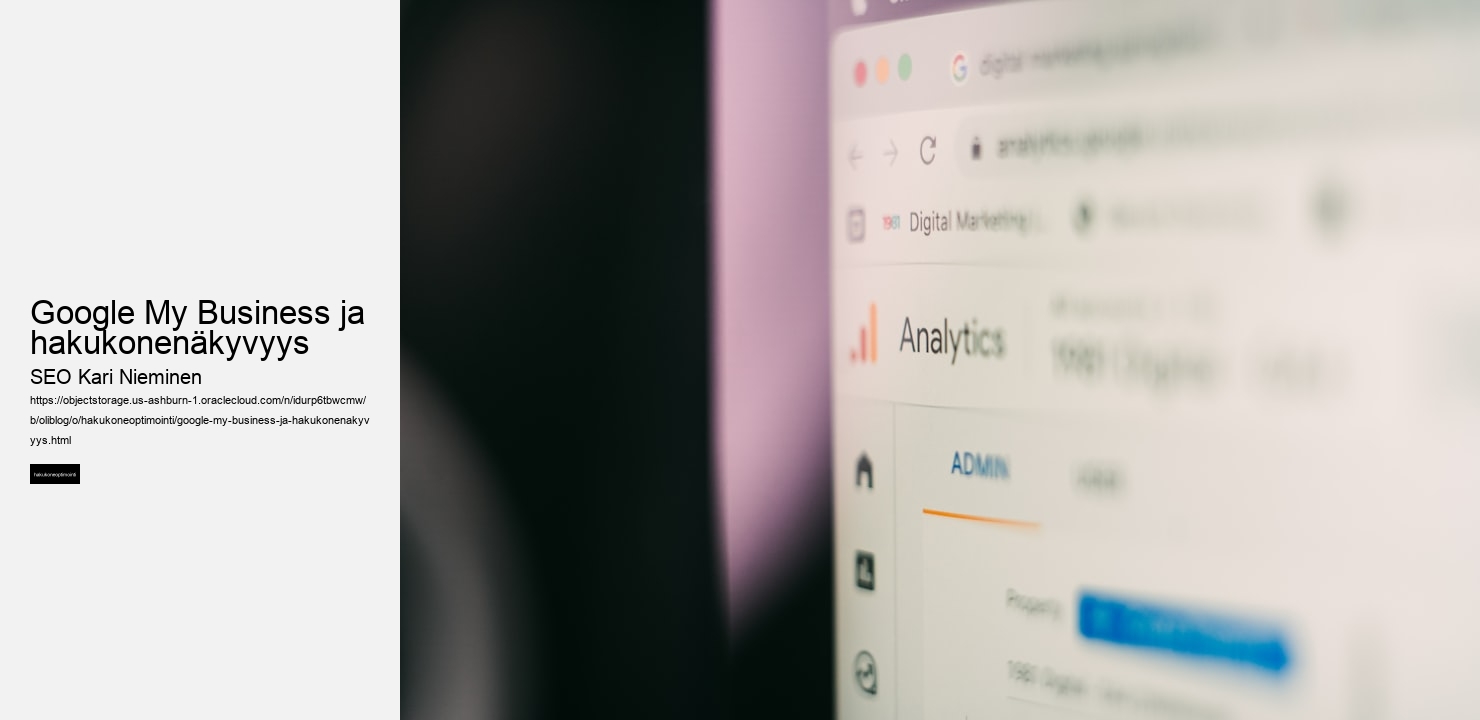 Google My Business ja hakukonenäkyvyys