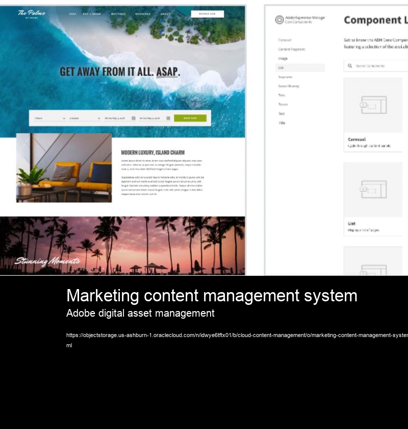 Marketing content management system Adobe digital asset management How does AEM Sites contribute to web content management?