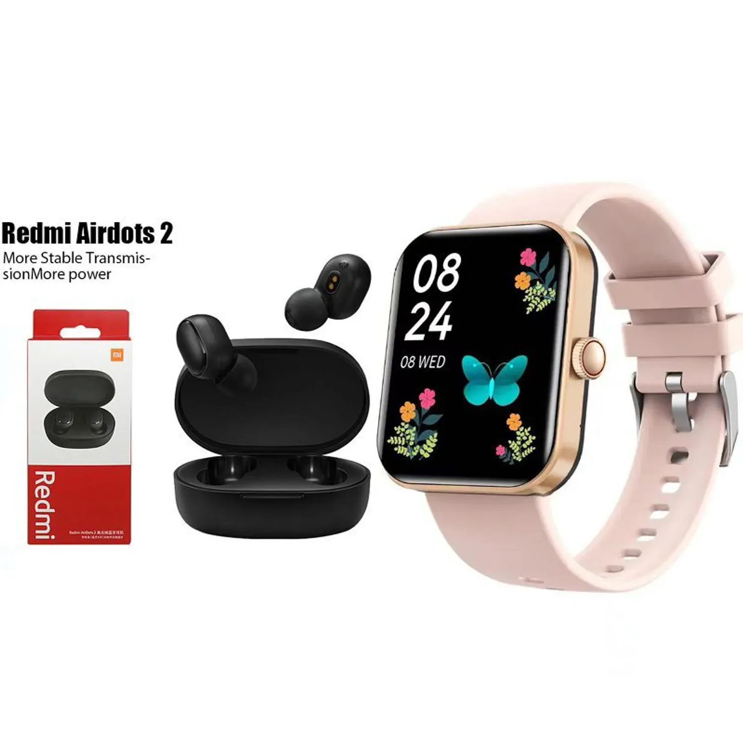 Smartwatch con Monitoreo de Salud y Auriculares Redmi Airdots 2