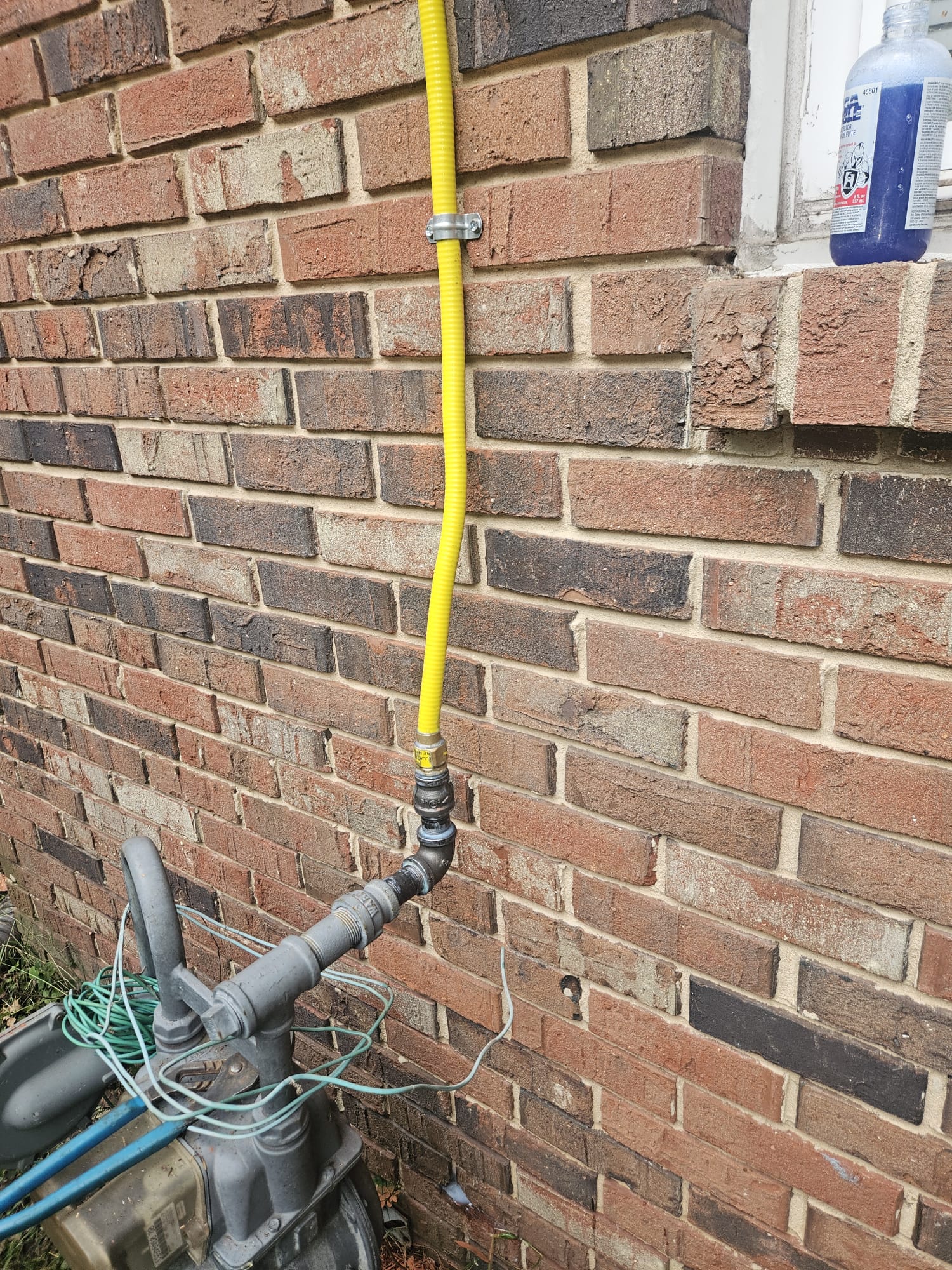 Professional plumber at work