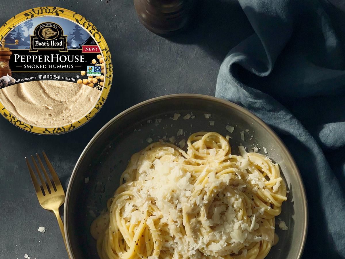 PepperHouse™ Smoked Hummus Pasta al Queso y Pimienta