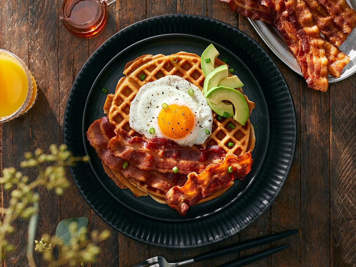 Loaded Breakfast Waffle