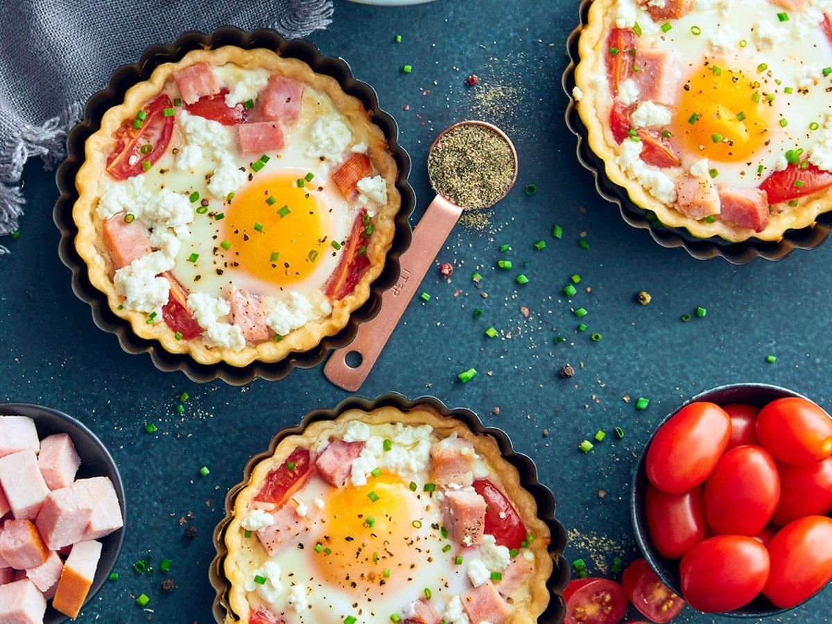SmokeMaster® Ham & Egg Tartlets