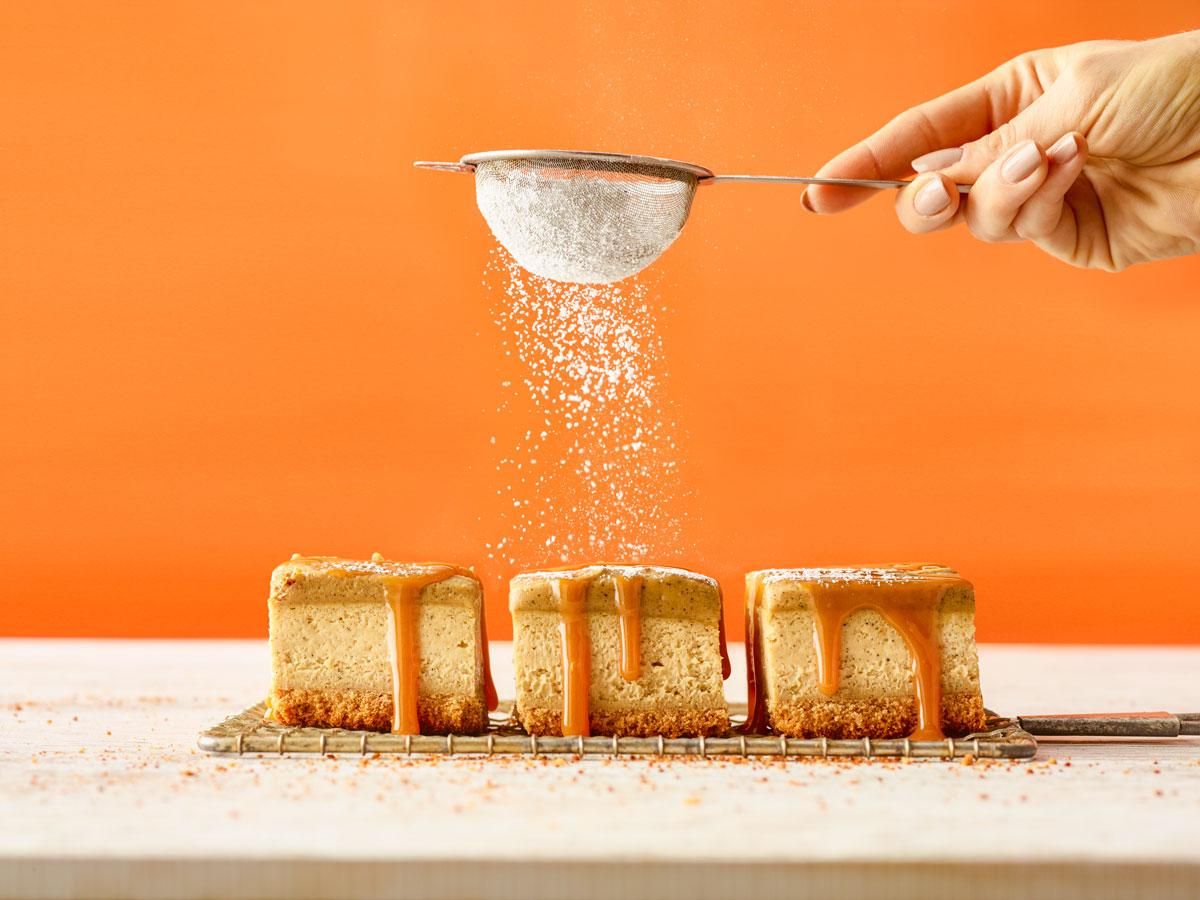 Pumpkin Pie Dessert Hummus Cheesecake Bites