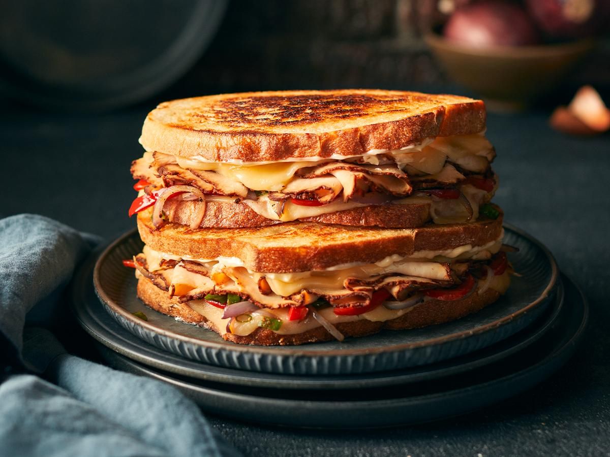 Sweet B's® Honey Barbeque Glazed Chicken Grilled Cheese