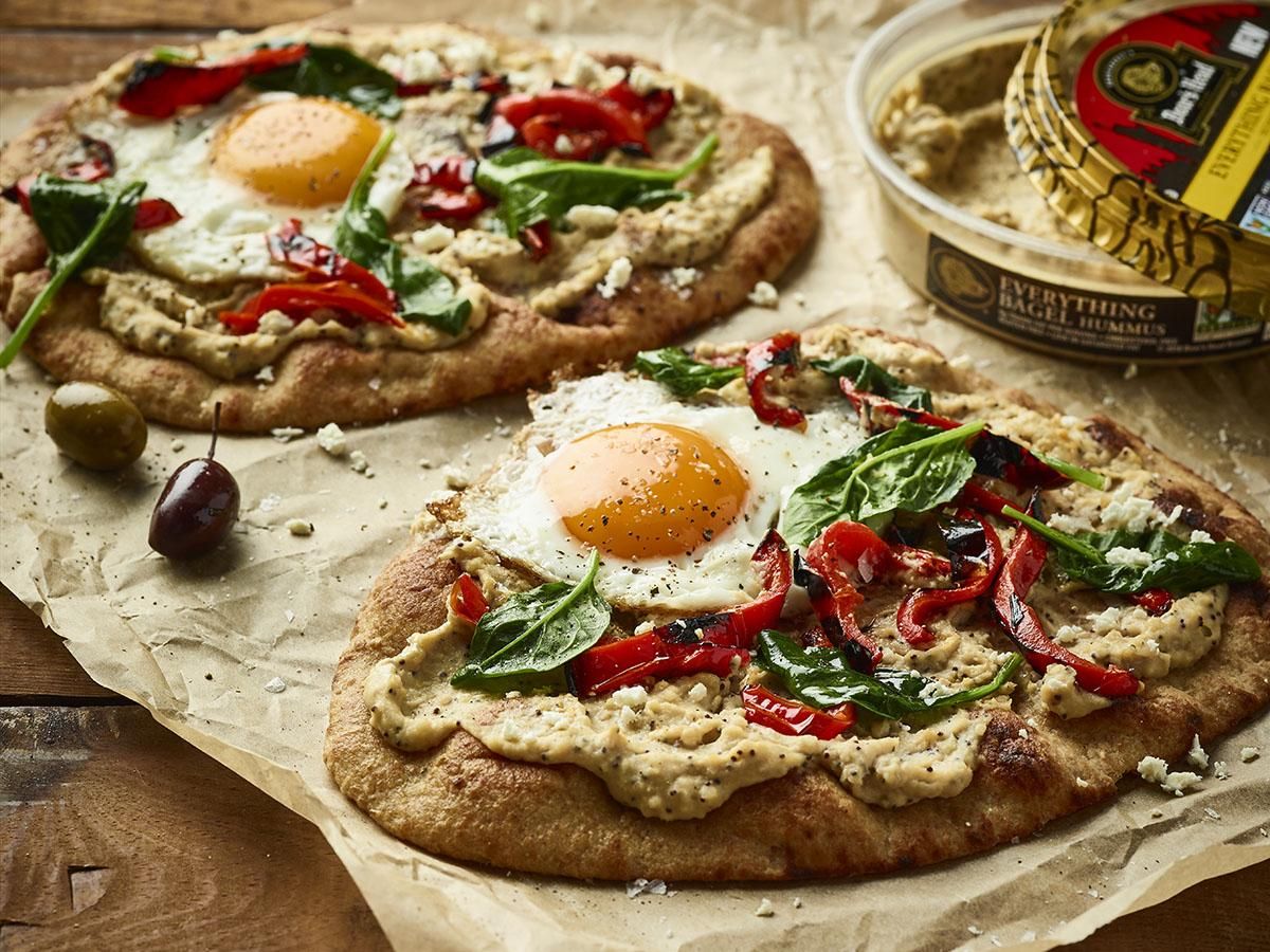 Everything Bagel Hummus Flatbread