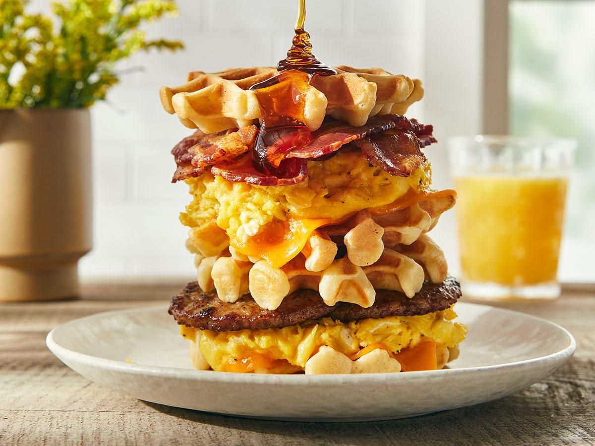 Waffle Breakfast Sliders