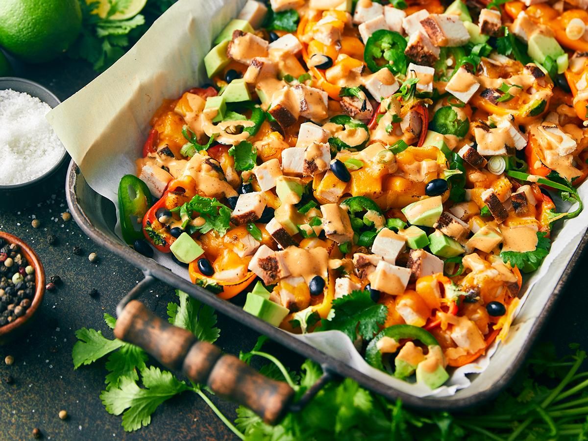 Loaded Bell Pepper Nachos