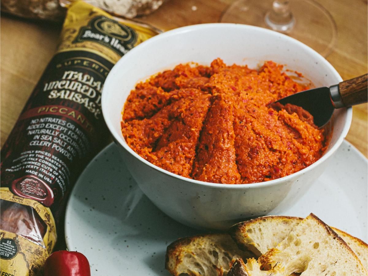 15-minute 'Nduja with Italian Uncured Dry Sausage & Genoa Salami