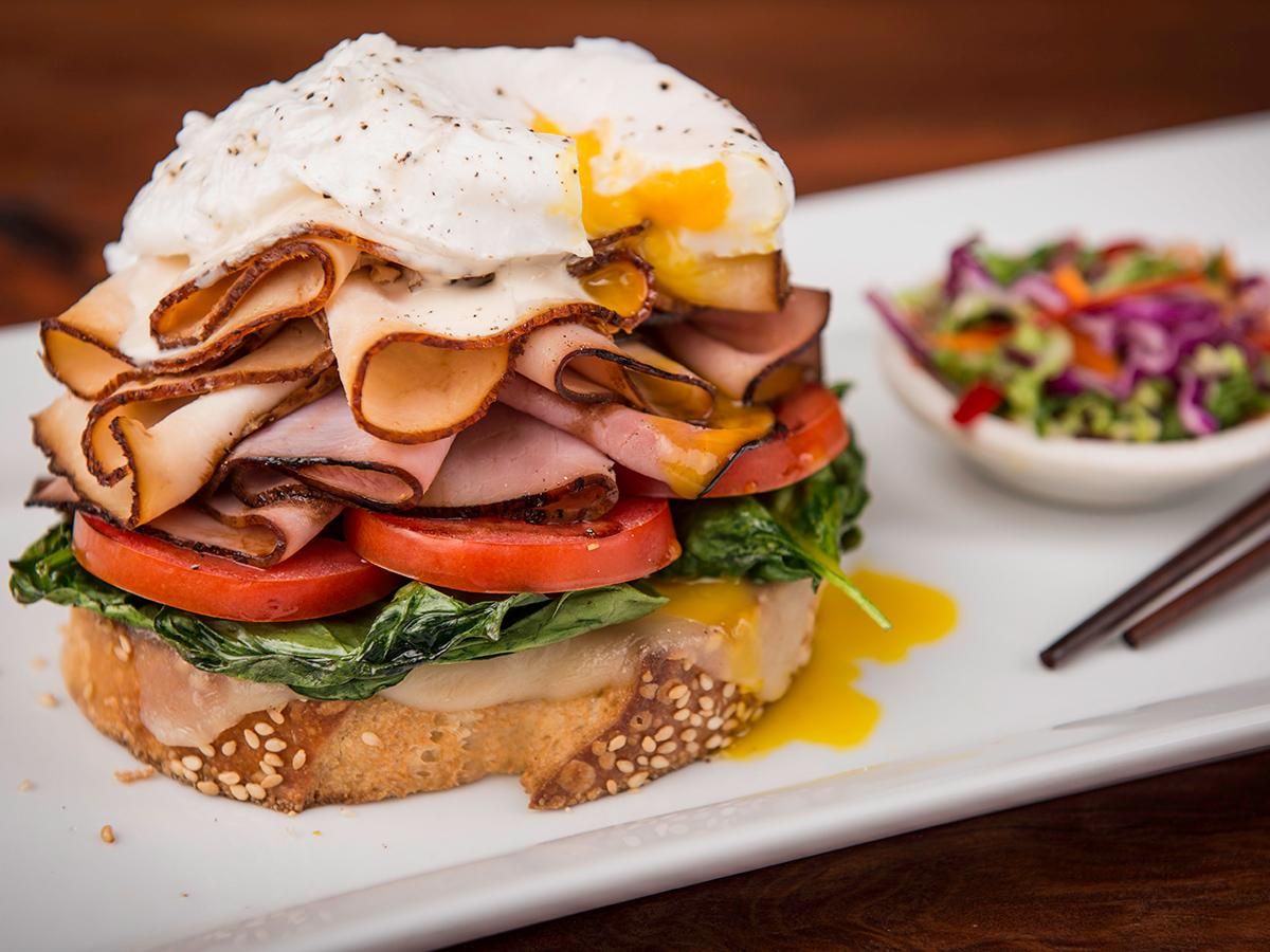 Croque Madame with an Asian Twist
