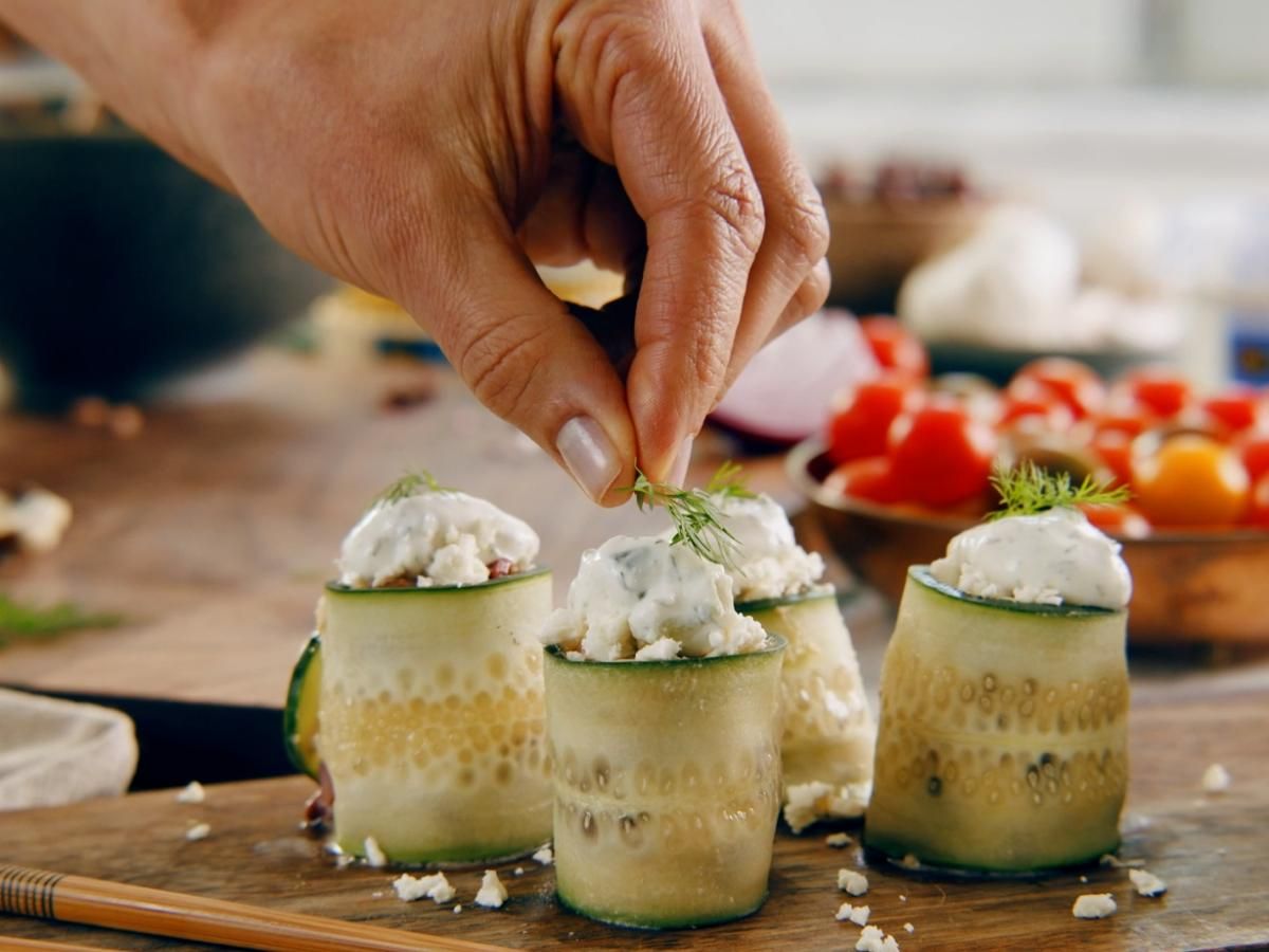 Mediterranean Hummus Sushi Rolls | Boar's Head